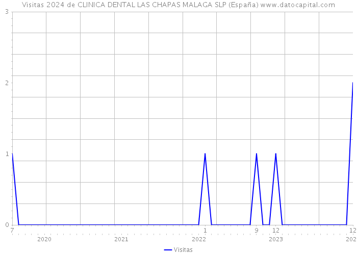 Visitas 2024 de CLINICA DENTAL LAS CHAPAS MALAGA SLP (España) 