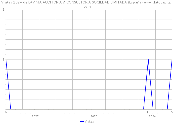 Visitas 2024 de LAVINIA AUDITORIA & CONSULTORIA SOCIEDAD LIMITADA (España) 