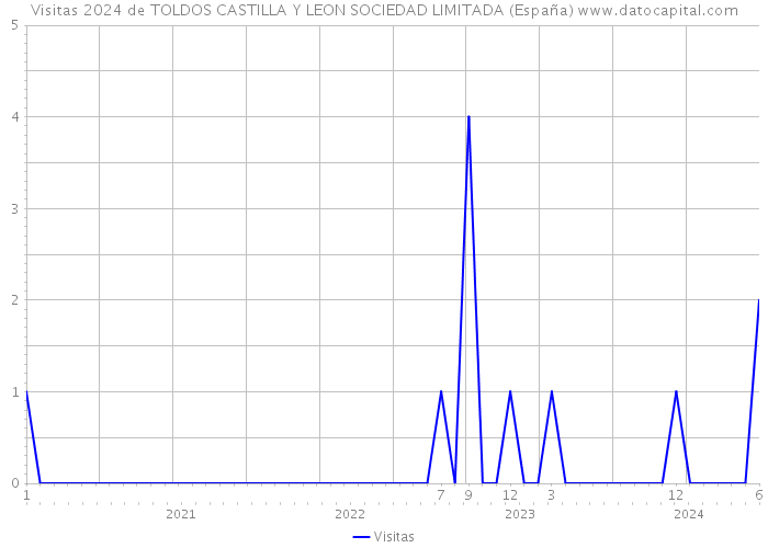Visitas 2024 de TOLDOS CASTILLA Y LEON SOCIEDAD LIMITADA (España) 