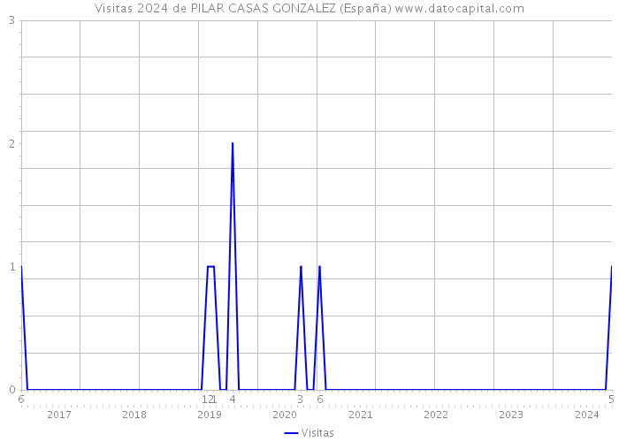 Visitas 2024 de PILAR CASAS GONZALEZ (España) 