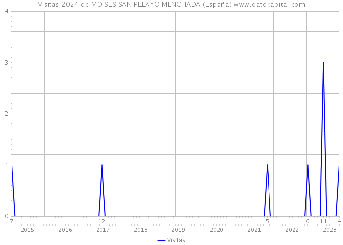 Visitas 2024 de MOISES SAN PELAYO MENCHADA (España) 