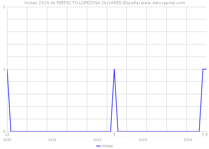 Visitas 2024 de PERFECTO LOPEZOSA OLIVARES (España) 