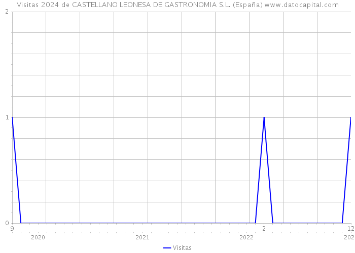 Visitas 2024 de CASTELLANO LEONESA DE GASTRONOMIA S.L. (España) 
