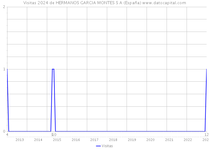 Visitas 2024 de HERMANOS GARCIA MONTES S A (España) 