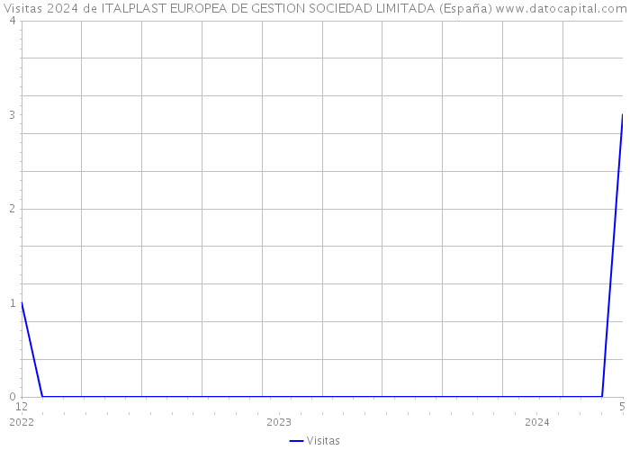 Visitas 2024 de ITALPLAST EUROPEA DE GESTION SOCIEDAD LIMITADA (España) 
