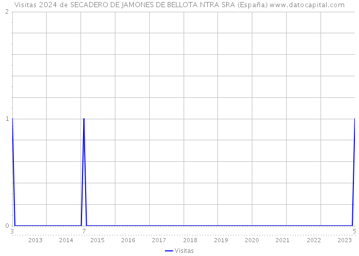 Visitas 2024 de SECADERO DE JAMONES DE BELLOTA NTRA SRA (España) 