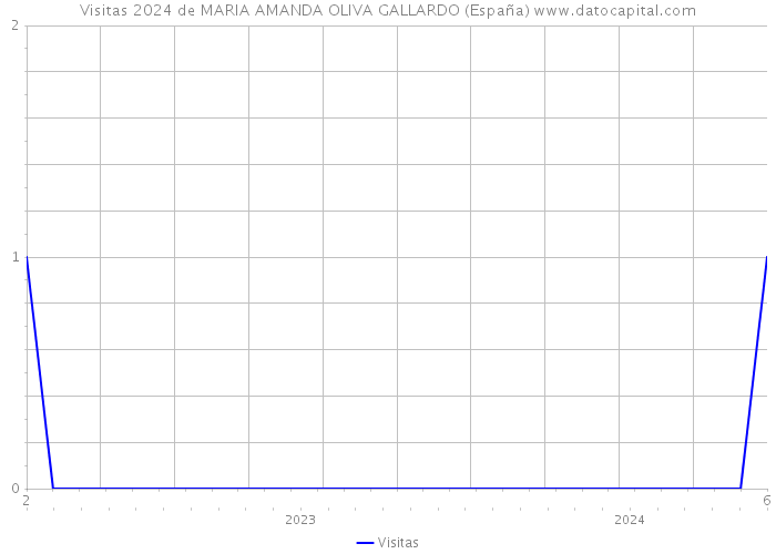 Visitas 2024 de MARIA AMANDA OLIVA GALLARDO (España) 