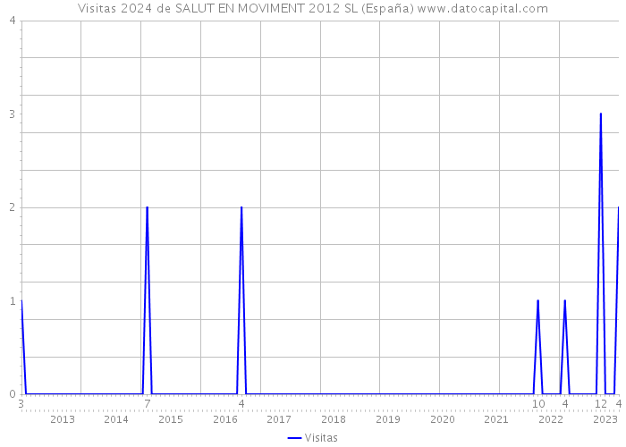 Visitas 2024 de SALUT EN MOVIMENT 2012 SL (España) 