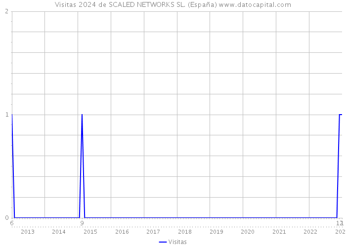 Visitas 2024 de SCALED NETWORKS SL. (España) 