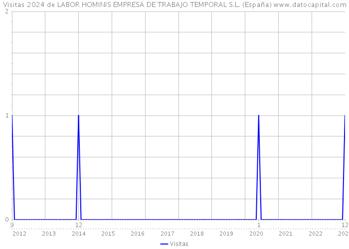 Visitas 2024 de LABOR HOMINIS EMPRESA DE TRABAJO TEMPORAL S.L. (España) 