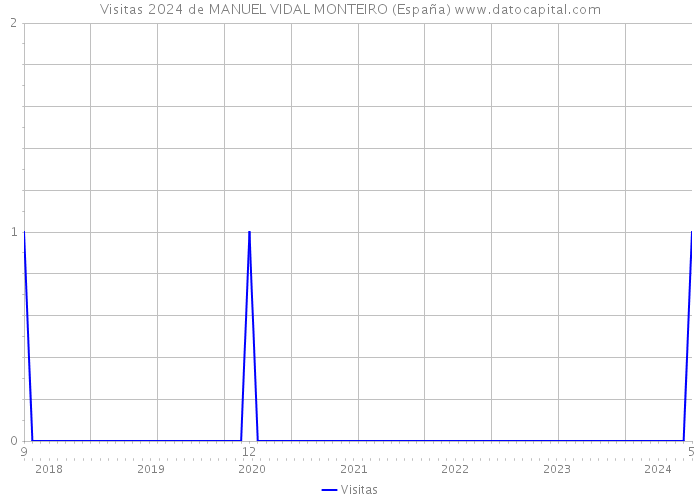 Visitas 2024 de MANUEL VIDAL MONTEIRO (España) 