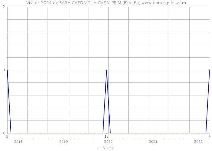 Visitas 2024 de SARA CAPDAIGUA CASALPRIM (España) 
