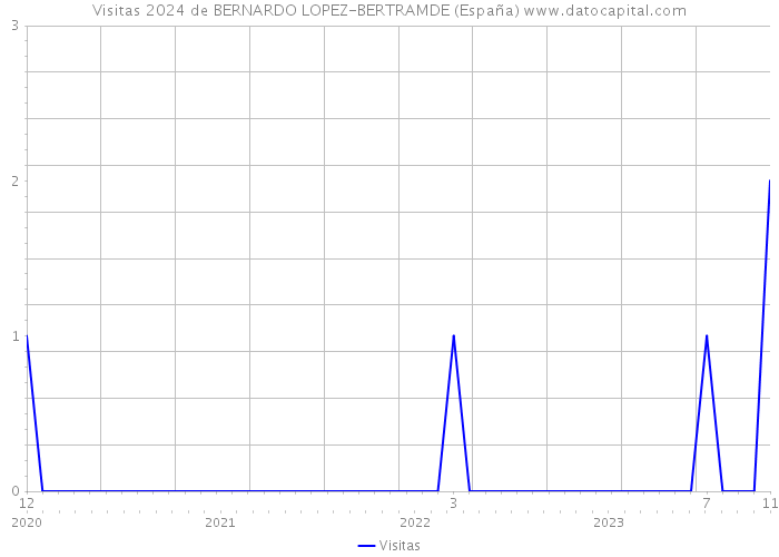 Visitas 2024 de BERNARDO LOPEZ-BERTRAMDE (España) 