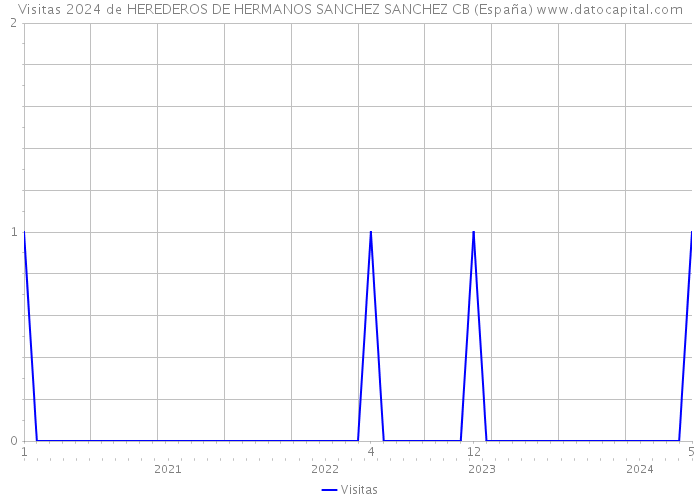 Visitas 2024 de HEREDEROS DE HERMANOS SANCHEZ SANCHEZ CB (España) 