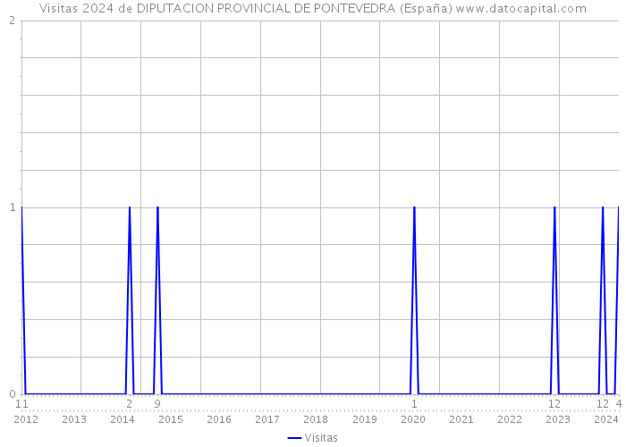 Visitas 2024 de DIPUTACION PROVINCIAL DE PONTEVEDRA (España) 