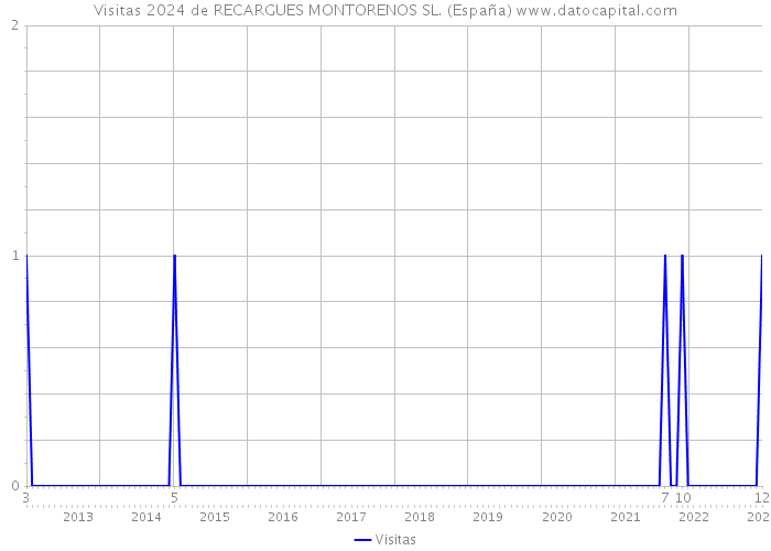Visitas 2024 de RECARGUES MONTORENOS SL. (España) 