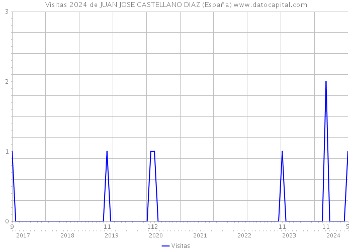 Visitas 2024 de JUAN JOSE CASTELLANO DIAZ (España) 