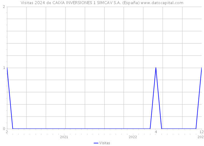 Visitas 2024 de CAIXA INVERSIONES 1 SIMCAV S.A. (España) 