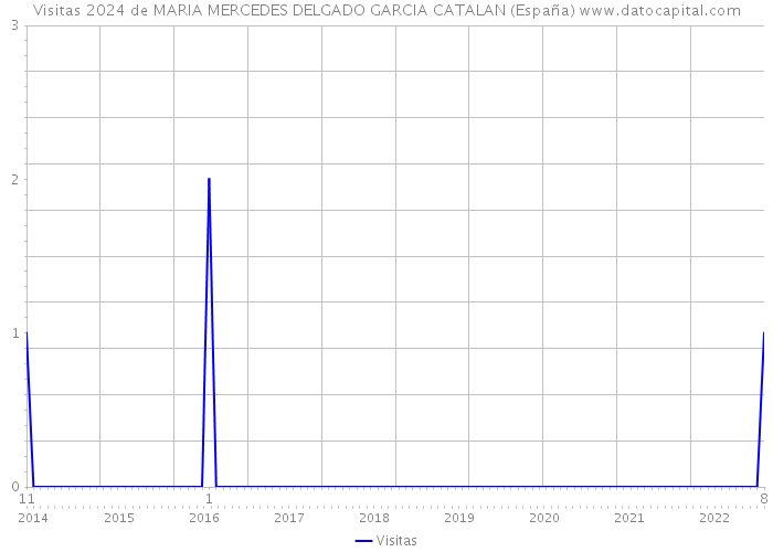 Visitas 2024 de MARIA MERCEDES DELGADO GARCIA CATALAN (España) 