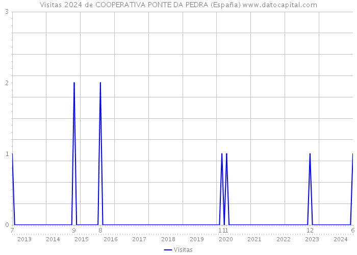 Visitas 2024 de COOPERATIVA PONTE DA PEDRA (España) 