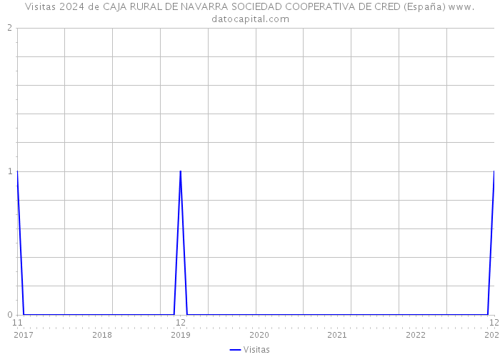 Visitas 2024 de CAJA RURAL DE NAVARRA SOCIEDAD COOPERATIVA DE CRED (España) 