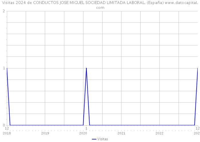 Visitas 2024 de CONDUCTOS JOSE MIGUEL SOCIEDAD LIMITADA LABORAL. (España) 