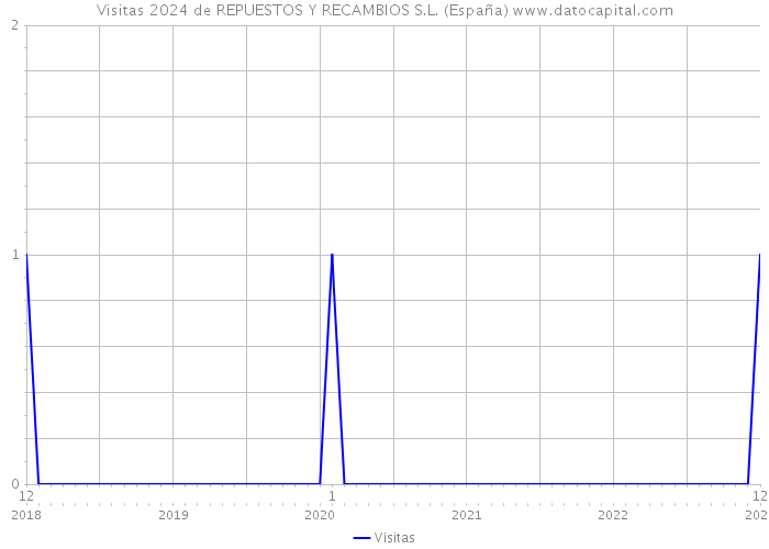 Visitas 2024 de REPUESTOS Y RECAMBIOS S.L. (España) 