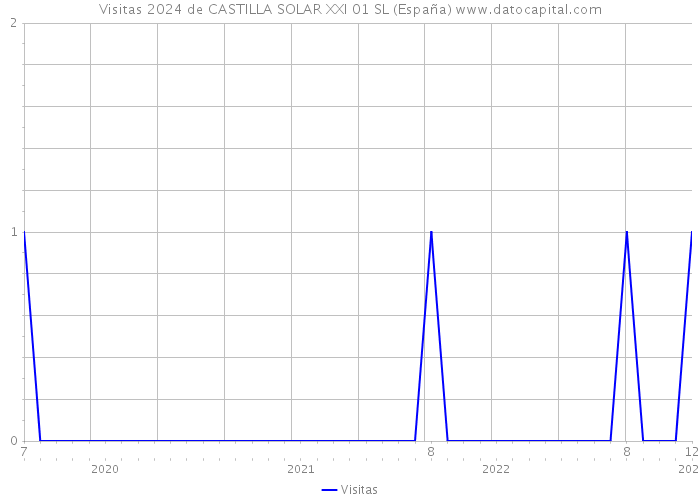 Visitas 2024 de CASTILLA SOLAR XXI 01 SL (España) 
