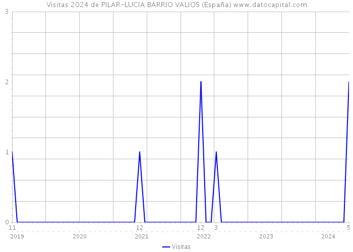 Visitas 2024 de PILAR-LUCIA BARRIO VALIOS (España) 