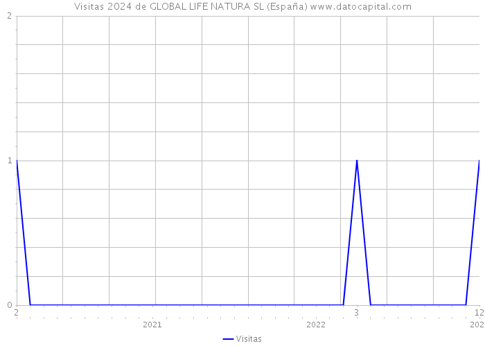 Visitas 2024 de GLOBAL LIFE NATURA SL (España) 