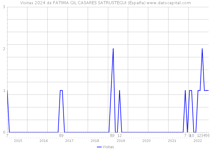 Visitas 2024 de FATIMA GIL CASARES SATRUSTEGUI (España) 