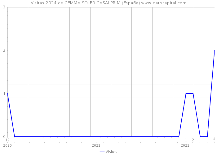 Visitas 2024 de GEMMA SOLER CASALPRIM (España) 