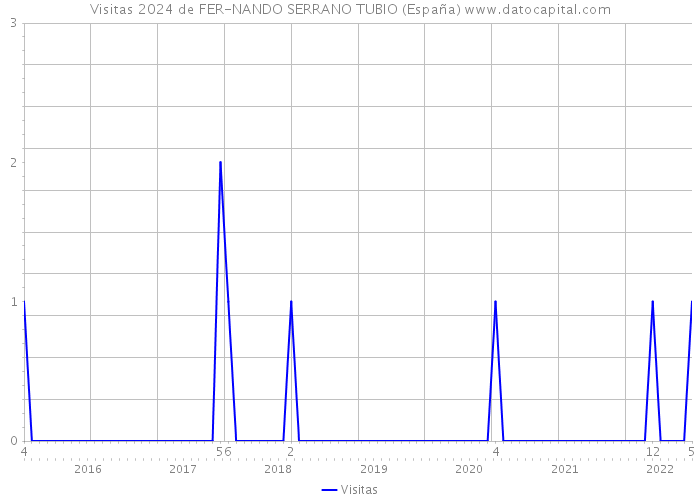 Visitas 2024 de FER-NANDO SERRANO TUBIO (España) 