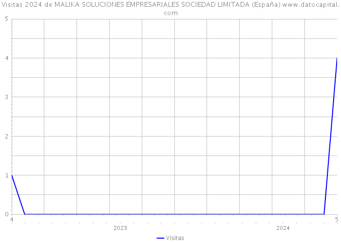 Visitas 2024 de MALIKA SOLUCIONES EMPRESARIALES SOCIEDAD LIMITADA (España) 