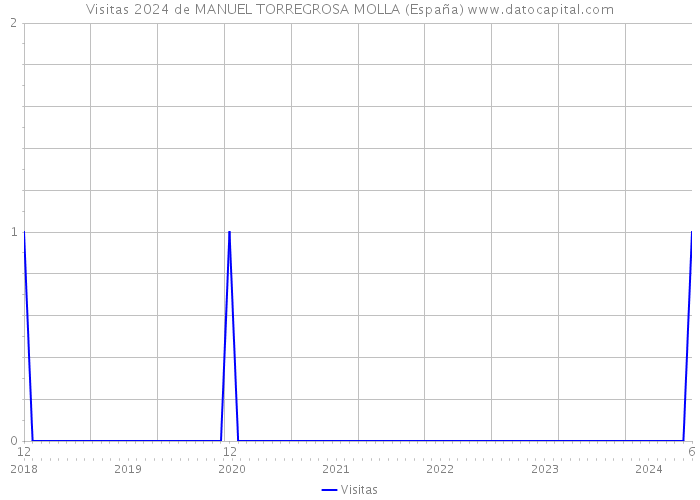 Visitas 2024 de MANUEL TORREGROSA MOLLA (España) 