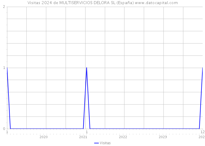 Visitas 2024 de MULTISERVICIOS DELORA SL (España) 