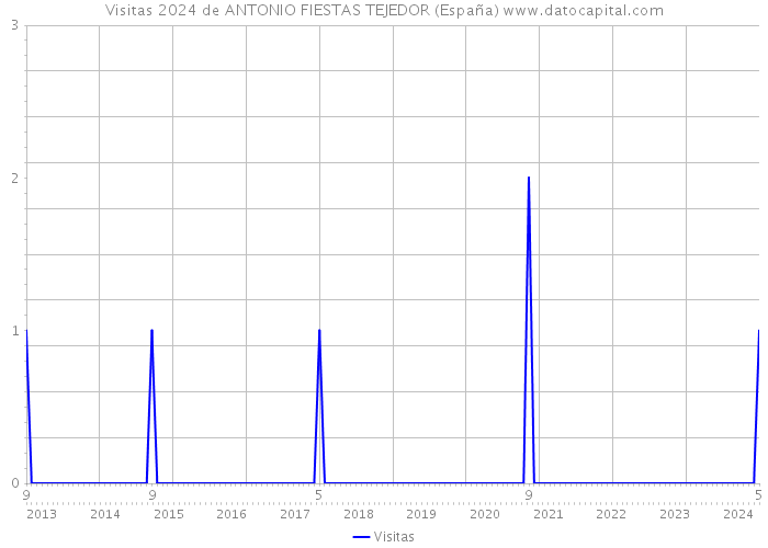 Visitas 2024 de ANTONIO FIESTAS TEJEDOR (España) 