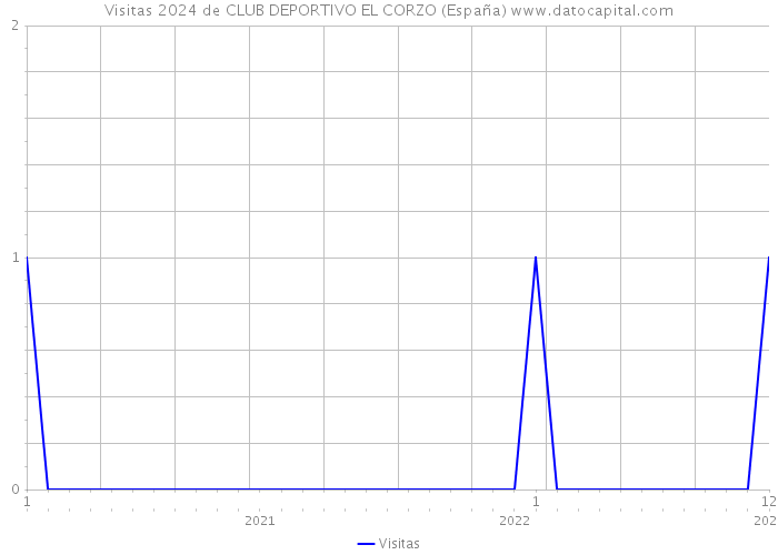 Visitas 2024 de CLUB DEPORTIVO EL CORZO (España) 
