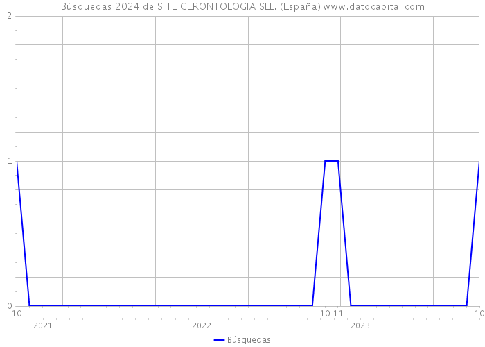 Búsquedas 2024 de SITE GERONTOLOGIA SLL. (España) 