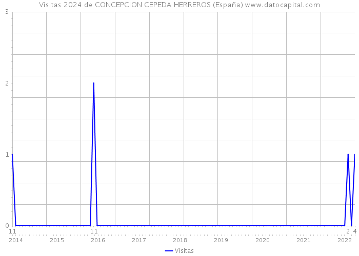 Visitas 2024 de CONCEPCION CEPEDA HERREROS (España) 