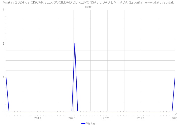Visitas 2024 de CISCAR BEER SOCIEDAD DE RESPONSABILIDAD LIMITADA (España) 