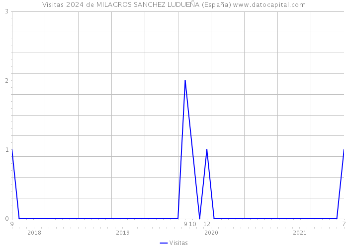 Visitas 2024 de MILAGROS SANCHEZ LUDUEÑA (España) 