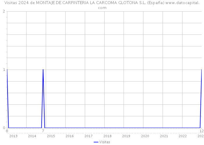 Visitas 2024 de MONTAJE DE CARPINTERIA LA CARCOMA GLOTONA S.L. (España) 