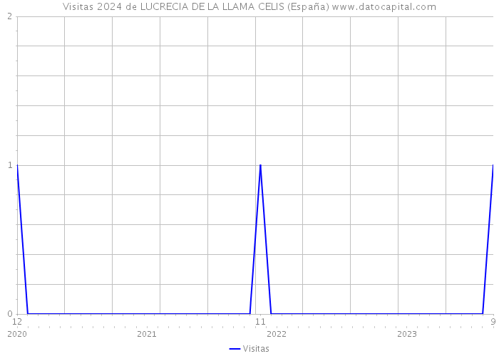Visitas 2024 de LUCRECIA DE LA LLAMA CELIS (España) 