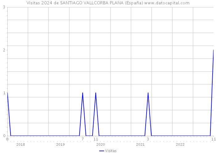 Visitas 2024 de SANTIAGO VALLCORBA PLANA (España) 