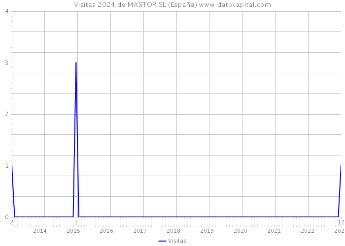 Visitas 2024 de MASTOR SL (España) 