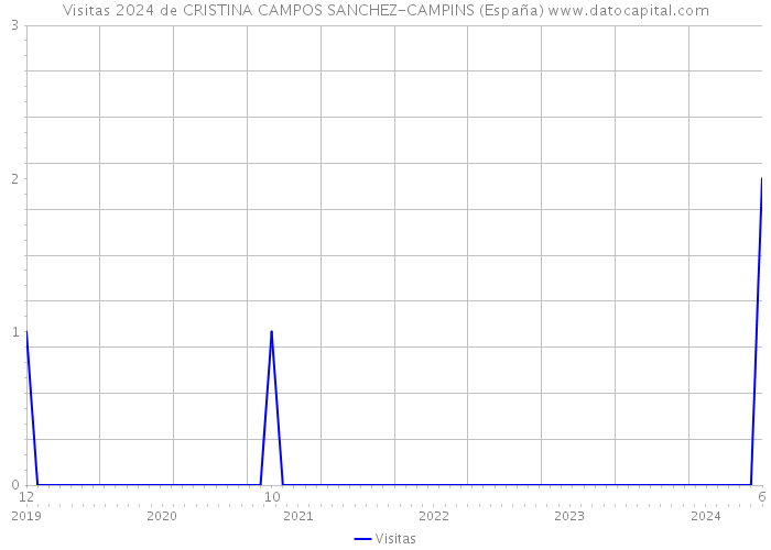 Visitas 2024 de CRISTINA CAMPOS SANCHEZ-CAMPINS (España) 