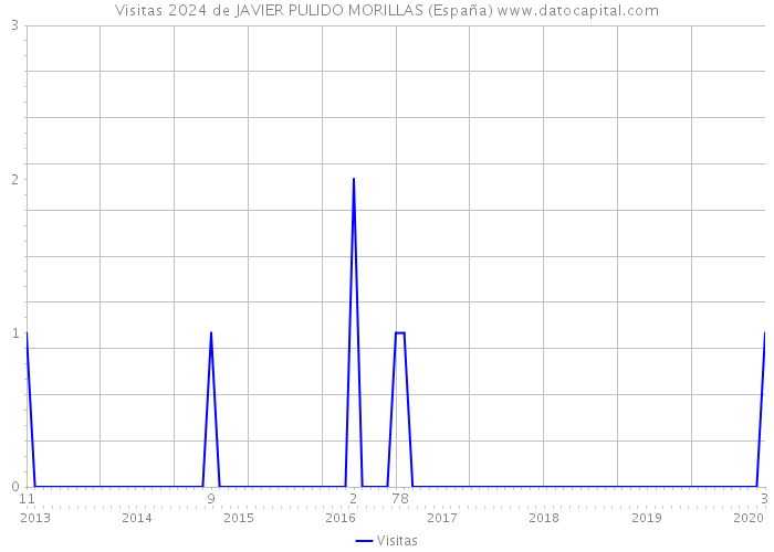 Visitas 2024 de JAVIER PULIDO MORILLAS (España) 