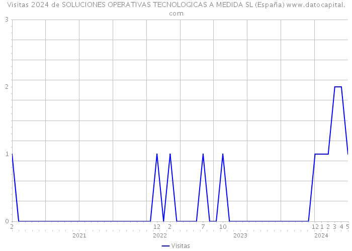 Visitas 2024 de SOLUCIONES OPERATIVAS TECNOLOGICAS A MEDIDA SL (España) 