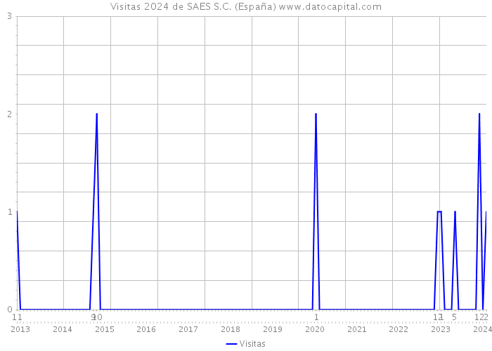 Visitas 2024 de SAES S.C. (España) 